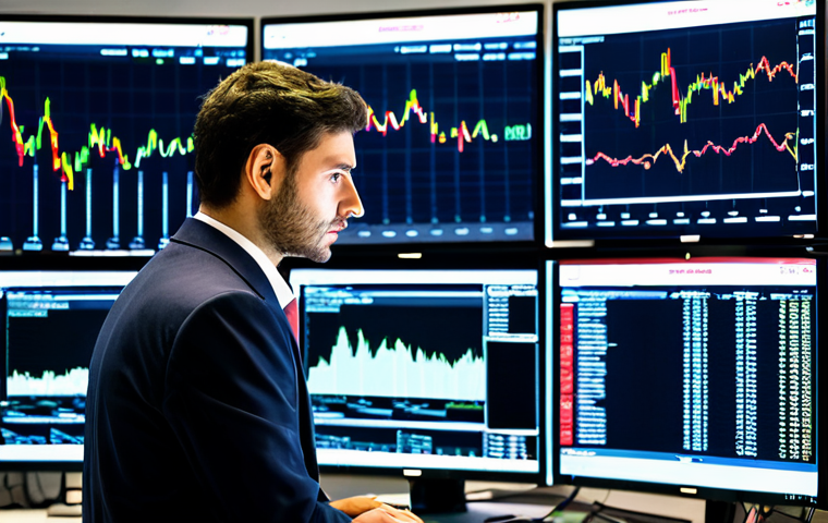 Algorithmic Trading Desk**

"A brightly lit, modern trading floor in Madrid, Spain, filled with computer screens displaying complex charts and data. A fully clothed financial analyst, professional attire, is intently studying the screens. Soft, ambient light. Focus on the technology and data analysis aspect of modern finance. Safe for work, appropriate content, perfect anatomy, natural proportions, professional, modest."

**