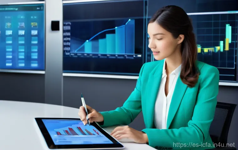 CFA 과목별 공부 전략 - **Prompt:** "A young, diverse financial professional, dressed in a sharp, modest business suit, stan...